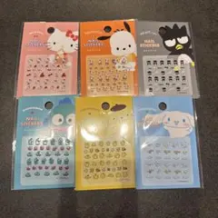 キャラクター ネイルシール 6枚セット