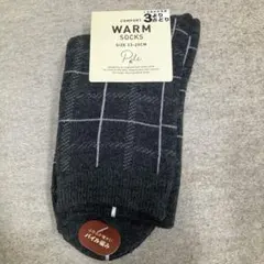 チェック柄暖かいソックス