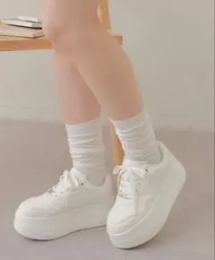 Chico プレート付厚底スニーカー Mサイズのサムネイル