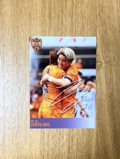 【非売品】清水エスパルス　宇野選手（乾選手）　サインロゴ入りカード