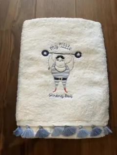 未使用　ZARA HOME Kids ポンポン付きバスタオル 70x140 cmのサムネイル
