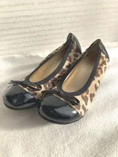 ✨超美品✨　ヒルズアベニュー　レオパード柄　ウェブソール　　サイズ23.5