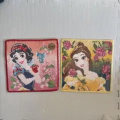 新品未開封　FEILER ディズニー　白雪姫とベル ハンカチ 2枚セット