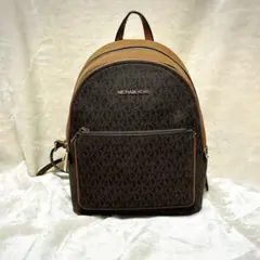 マイケルコース リュック シグネチャー 茶 バックパック MK柄 A4