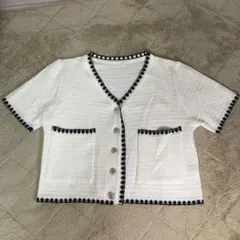 SHEIN クロップドカーディガン