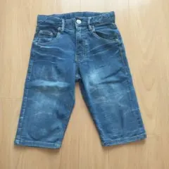 デニムハーフパンツ 140