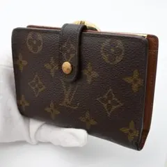 美品:ルイヴィトン モノグラム ポルトフォイユ ヴィエノワ がま口財布