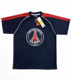 新品タグ付 PSG パリサンジェルマン Tシャツ M 半袖 ネイビー サッカーのサムネイル
