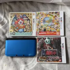 ニンテンドー　Nintendo 3DS LL ブルー　青　ゲーム3本セット