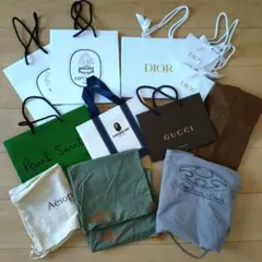 ブランド ショップ袋セット　紙袋　ショッパー　13点