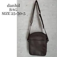 dunhill ショルダーバッグ ダークブラウン