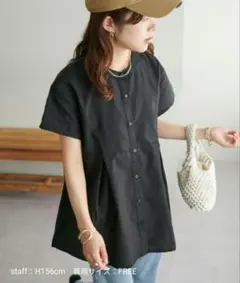 ディスコート　プリーツシャツ