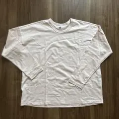 ユニクロ　エアリズムコットンT ピンク　WOMEN Sサイズ　長袖　ロンT