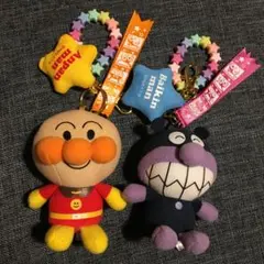 アンパンマン バイキンマン マスコット まんまるチャーム　2個セット