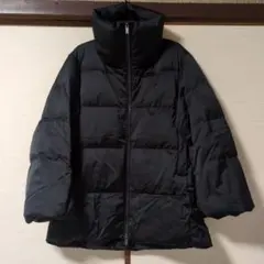 ユニクロ+Jダウンボリュームジャケット　黒　Мサイズ