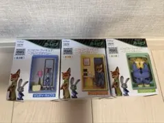 ズートピア　コンセプトフィギュア　ブレイクタイム　３点　ニック　ジュディ　クロウ