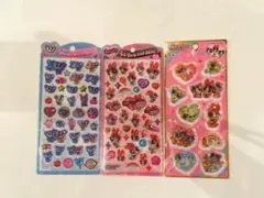 【正規品】うるちゅるポップシール パワーパフガールズ、エンジェルブルー3枚セット