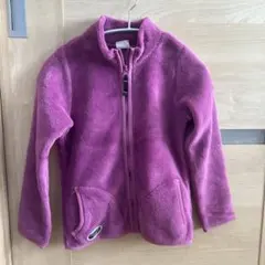 BREEZE フリースジャケット 130サイズ パープル
