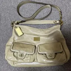 COACH Poppy ショルダーバッグ ベージュ