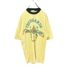 隊*長様 【ビッグプリント】TRUSSARDI トラサルディ　リンガーネックTシのサムネイル