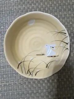 橘吉 楕円皿 うさぎ柄 和食器 陶器 たち吉 鉢