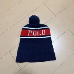 Polo ポンポン付きニット帽