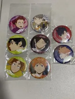 ハイキュー!! 缶バッジ 7種（８個）セット
