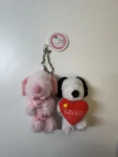 スヌーピー ぬいぐるみキーホルダーセット