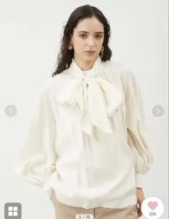 Mila Owen / ミラ オーウェン 2wayボウタイ付きブラウス