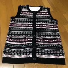 ベスト　チョッキ　セーター　袖なし