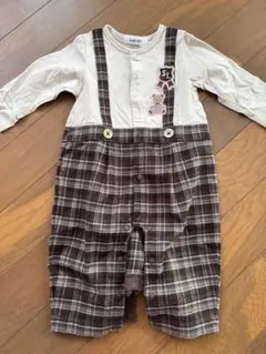 最終値下げ SLAP SLIP ロンパース カバーオール チェック柄 長袖のサムネイル