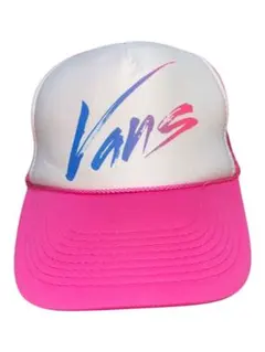 ジ*イ様 Vans メッシュキャップ ホワイト/ピンクのサムネイル