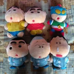クレヨンしんちゃん ぬいぐるみ 6体セット