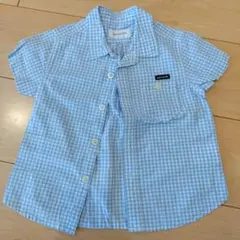 quotI use fith 水色チェックシャツ Mサイズ