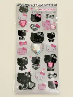 【正規品】サンリオ キラキララインストーンシール　ハローキティ　ゼブラ