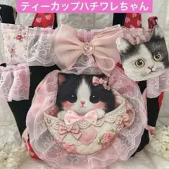 黒猫三日月ちゃん チューリップバック コヤンイサムチョン コール君