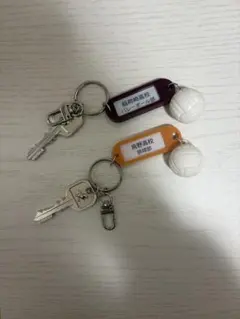 ハイキュー トレーディング高校名付き鍵チャームキーホルダー 部室鍵 烏野 稲荷崎