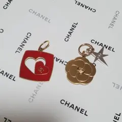 CHANELシャネルハートチャームキーホルダーノベルティ新品未使用限定品
