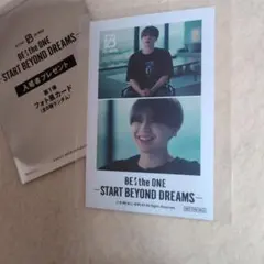 BE:FIRST マナト MANATO 入場者プレゼント フォト風カード