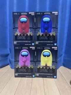 Among Usモニタートップフィギュアvol.1 赤・青・黄色・ピンク 4種