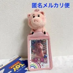 トイ・ストーリー チェキ風カード付きぬいぐるみパスケース ハム