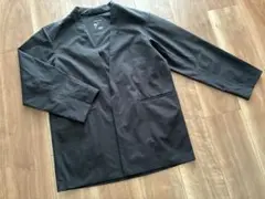 美品『ニュートラルワークス』ラビ ウィメンズノーカラージャケット　黒　M