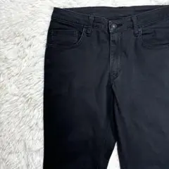 C17 スリムフィット ブラック デニムパンツ