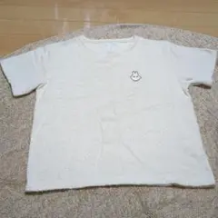 アイボリー パイル地 Tシャツ 　ミッフィーおばけ