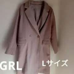 グレイルLサイズピンクベージュコート丈98ｃｍ未使用に近い美品一回使用のみ