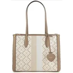 《訳あり》Kate spade トートバッグ ベージュ スペードフラワー