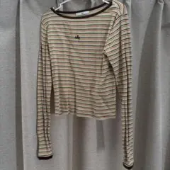 SLY ストライプ 長袖トップス