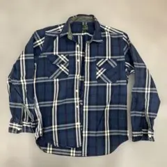 J.CREW Heavyweight Flannel M ネイビー
