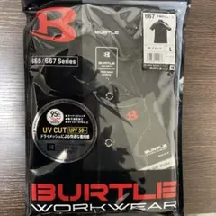 BURTLE 667 ブラック Lサイズ ポロシャツ