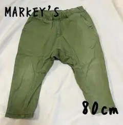 マーキーズ 長ズボン 80cm 緑 グリーン キッズ ベビー